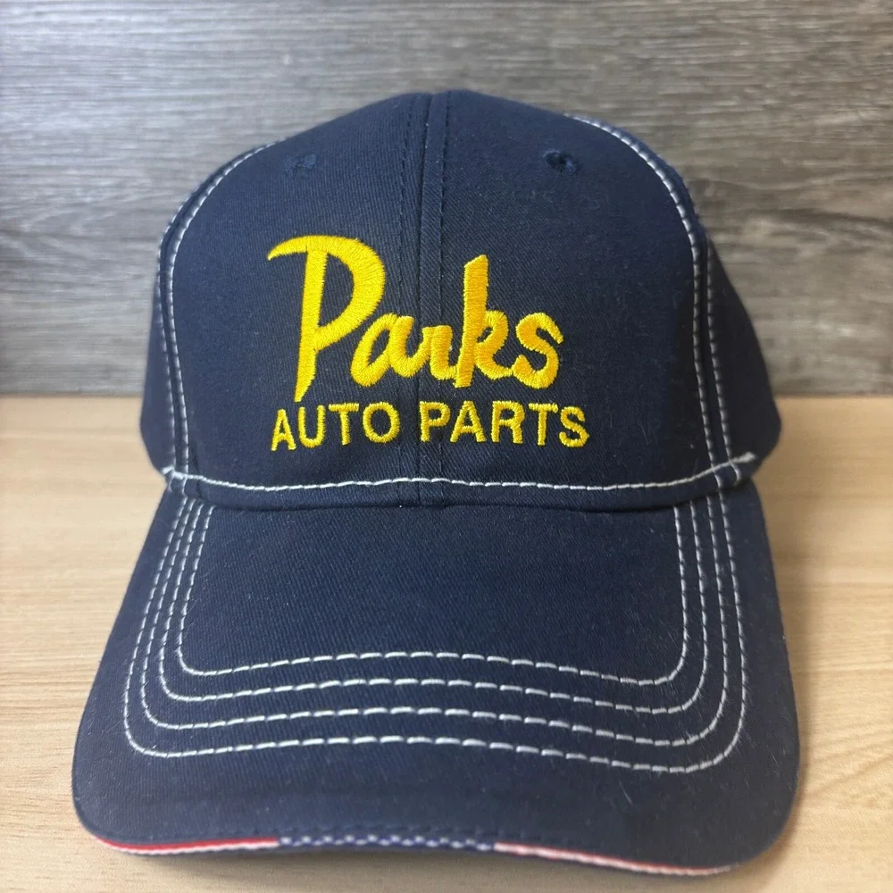 Parks Auto Parts Hat Cap Strap Back Blue‎ Federated Adjustable